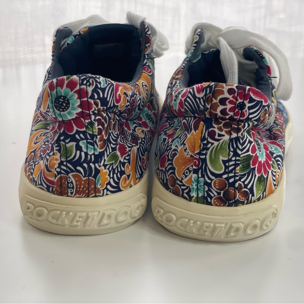 Rocket Dog Floral Multicolor Sneakers 7.5 - Picture 4 of 7